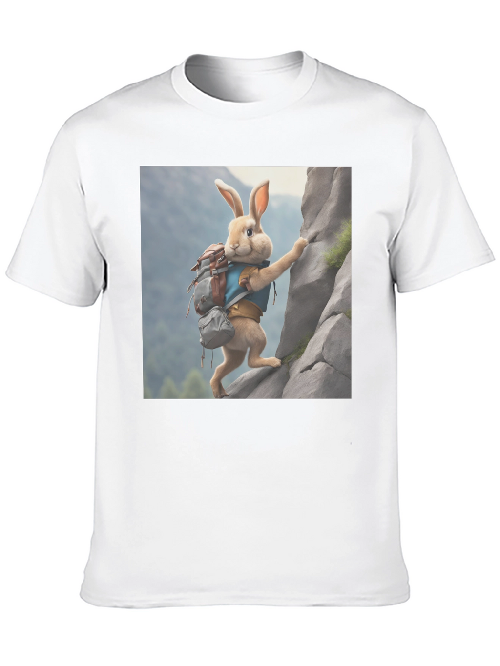 Rabbit Climber Black T-Shirt