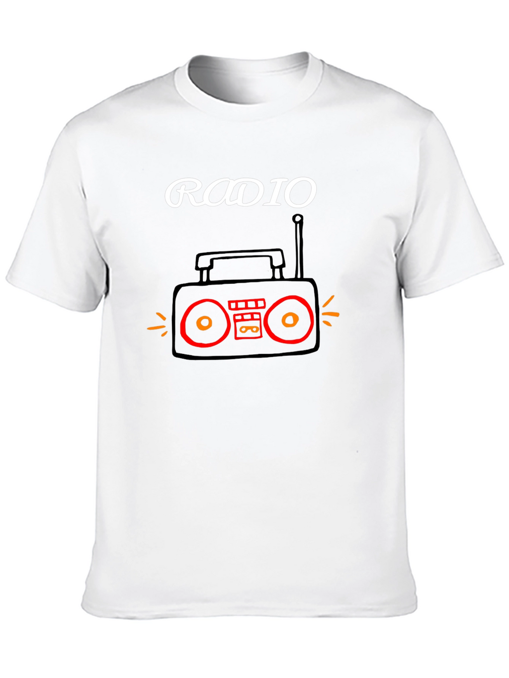 Radio Graphic T-Shirt - Retro Music Tee