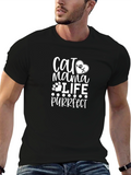 Cat Mama Life Purrfect T-Shirt