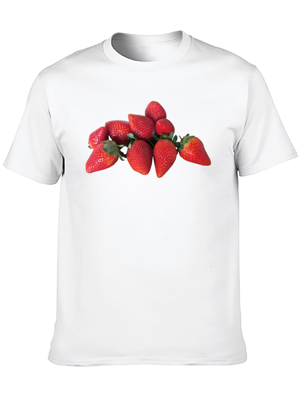 Strawberry Fruit Print T-Shirt