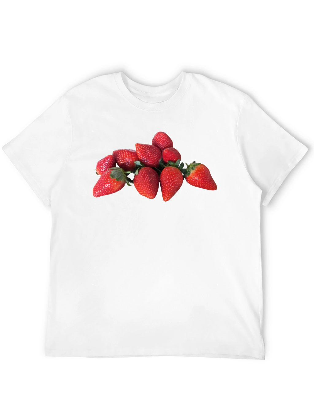 Strawberry Fruit Print T-Shirt