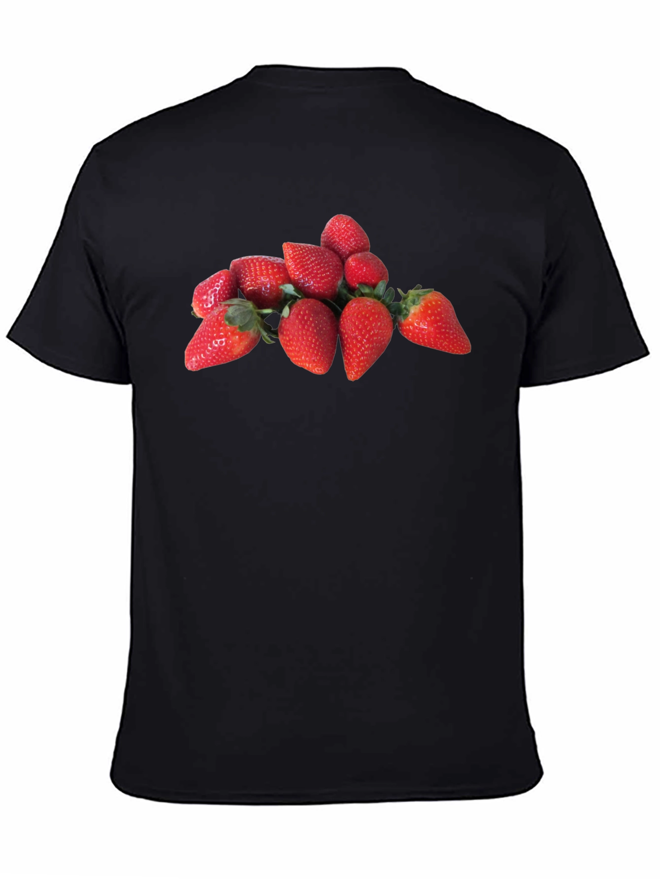 Strawberry Fruit Print T-Shirt