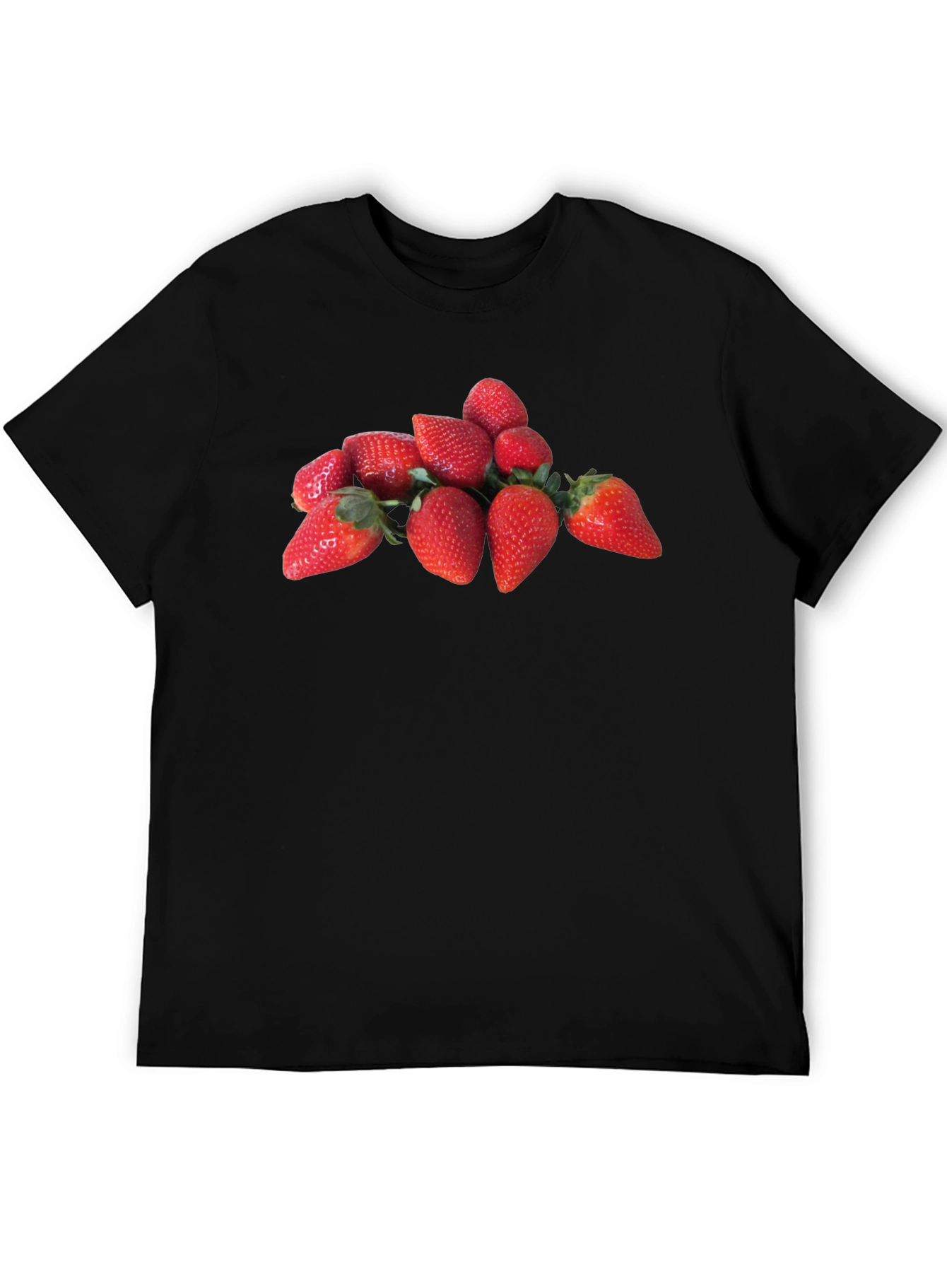 Strawberry Fruit Print T-Shirt