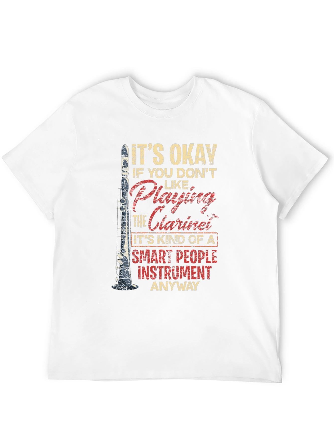 Funny Clarinet T-Shirt Musician Gift Tee
