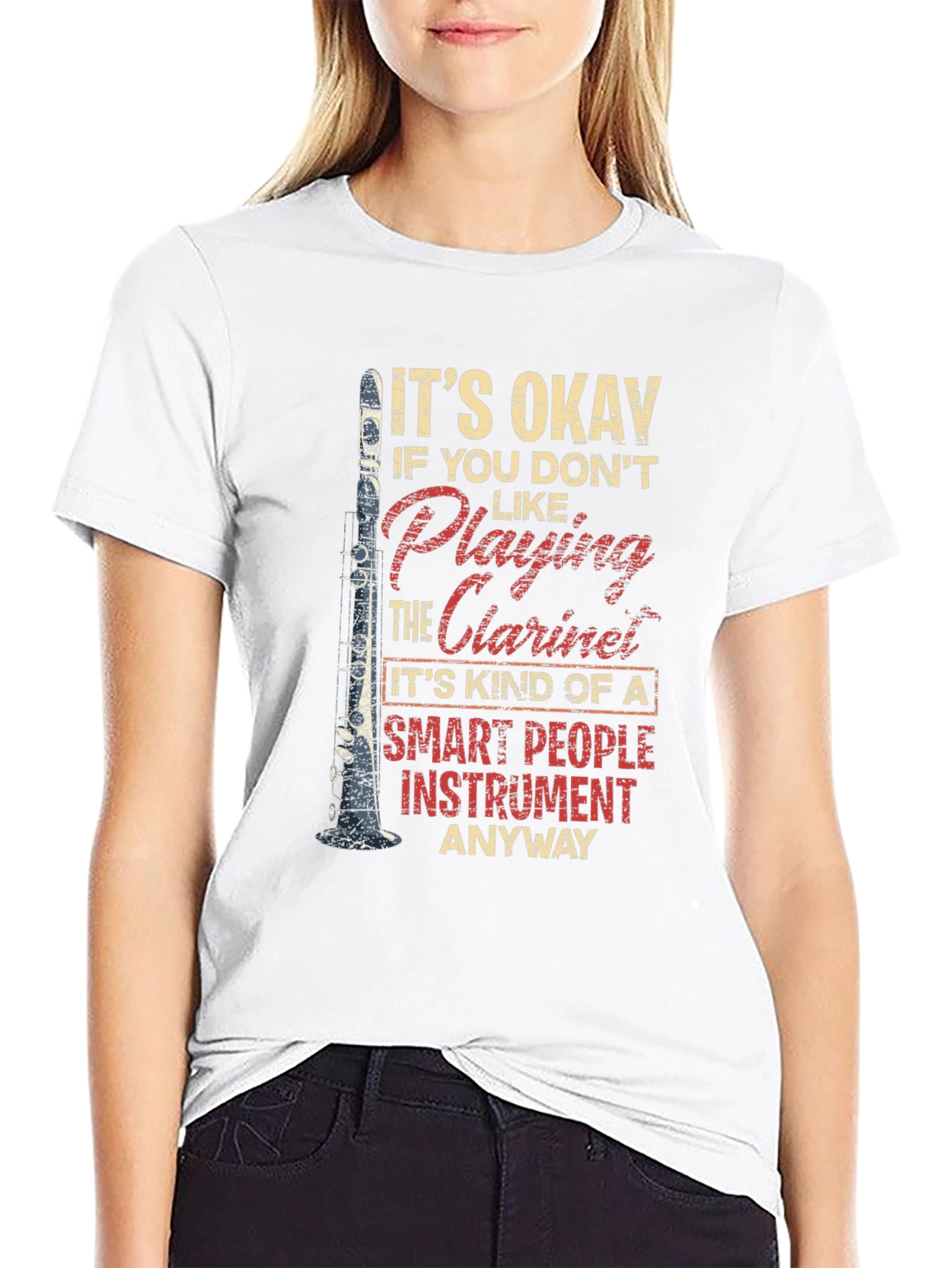 Funny Clarinet T-Shirt Musician Gift Tee