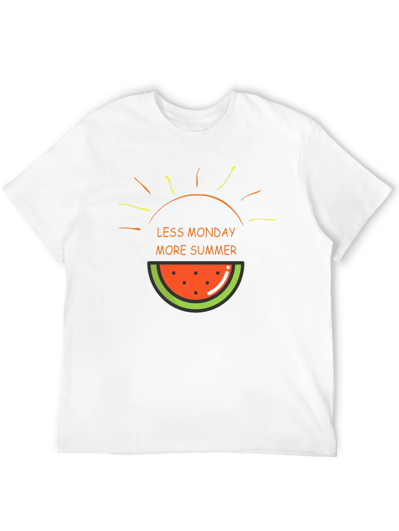 Less Monday More Summer Graphic T-Shirt