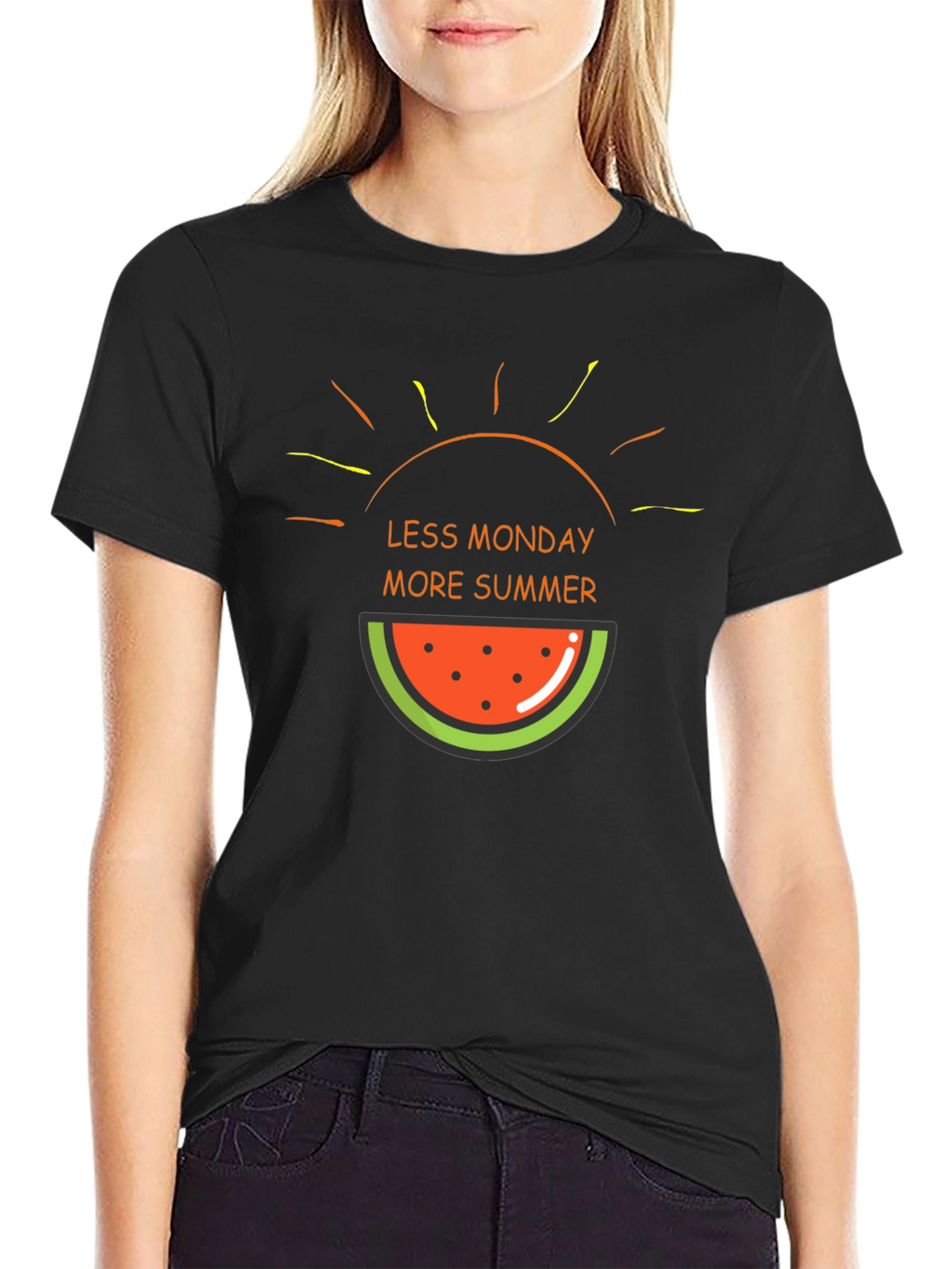 Less Monday More Summer Graphic T-Shirt