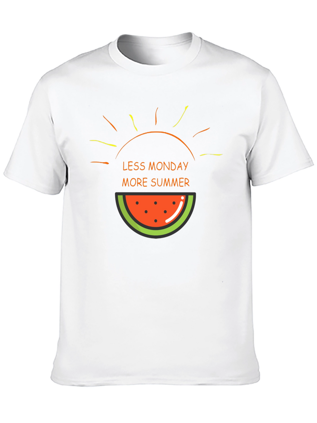 Less Monday More Summer Graphic T-Shirt