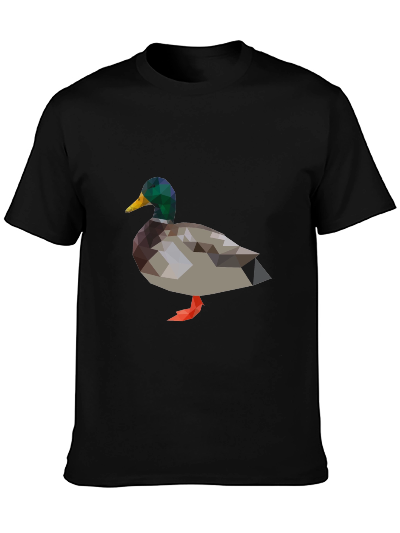 Geometric Duck Graphic T-Shirt
