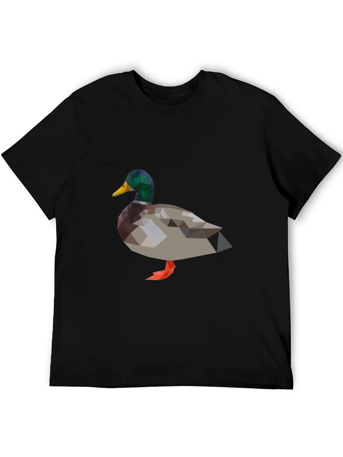 Geometric Duck Graphic T-Shirt