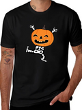 Halloween Pumpkin Skeleton T-Shirt