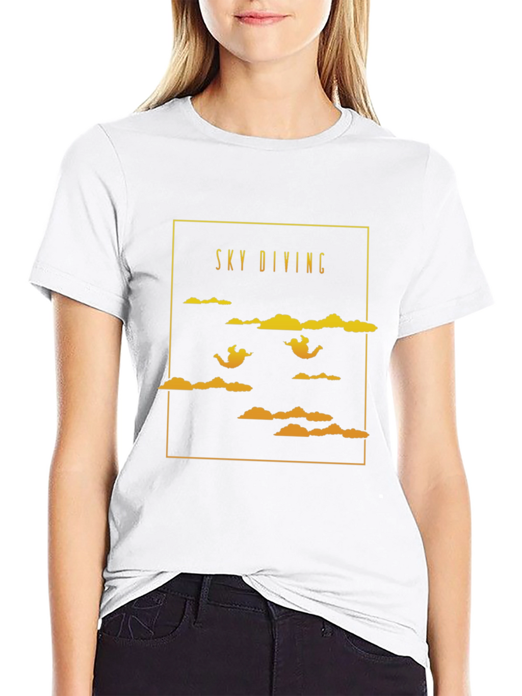 Sky Diving Graphic T-Shirt - Adventure Ready