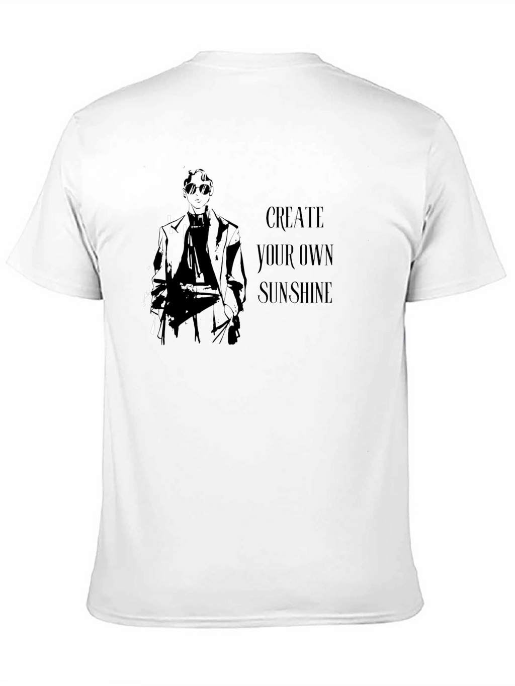 Create Your Own Sunshine Graphic Tee - Black
