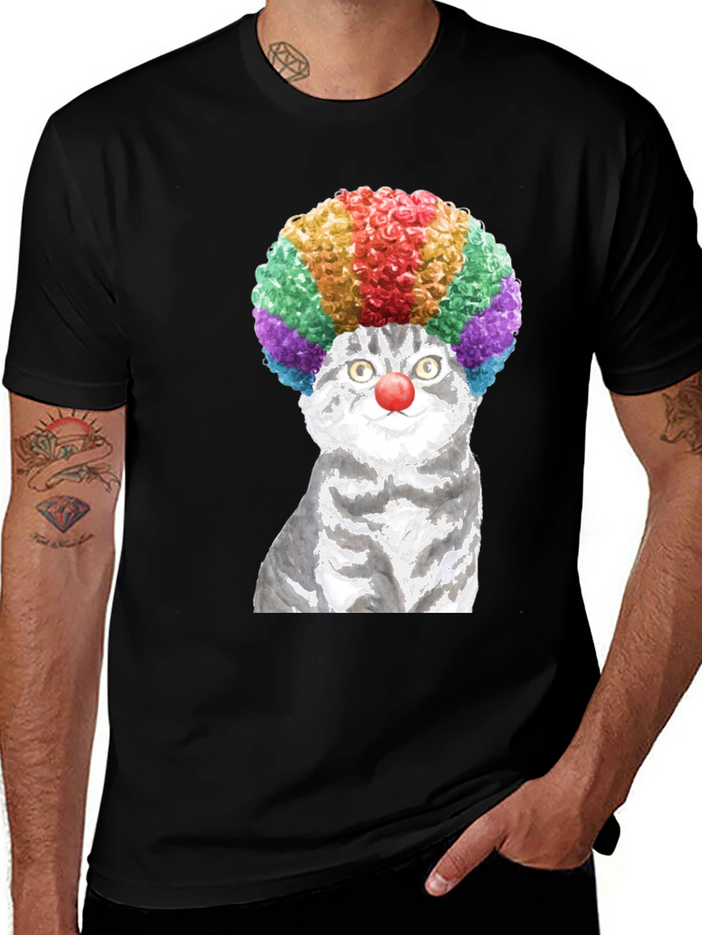Clown Cat T-Shirt