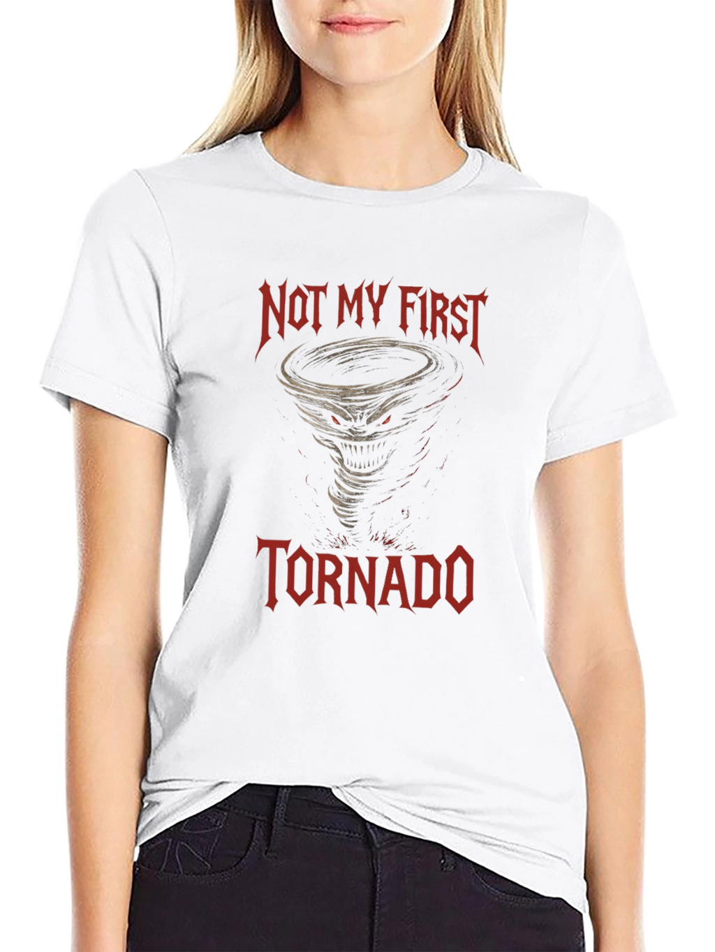 Not My First Tornado Graphic Novelty Tee
