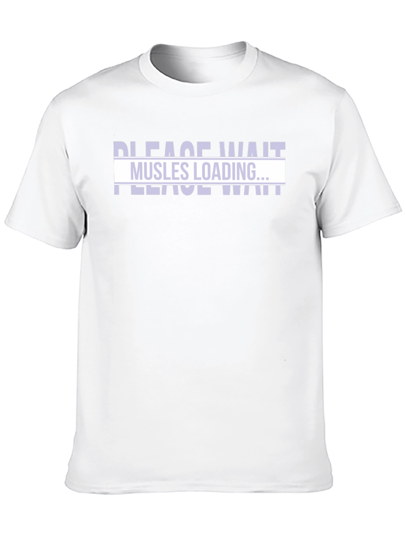 Muscles Loading Black T-Shirt