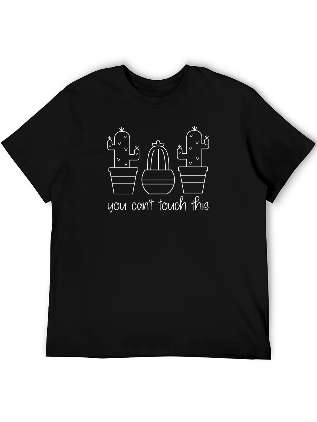 Cactus Graphic T-Shirt - You Cant Touch This