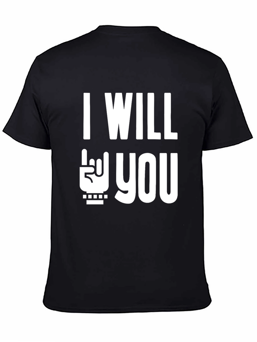 I Will Rock You Black T-Shirt