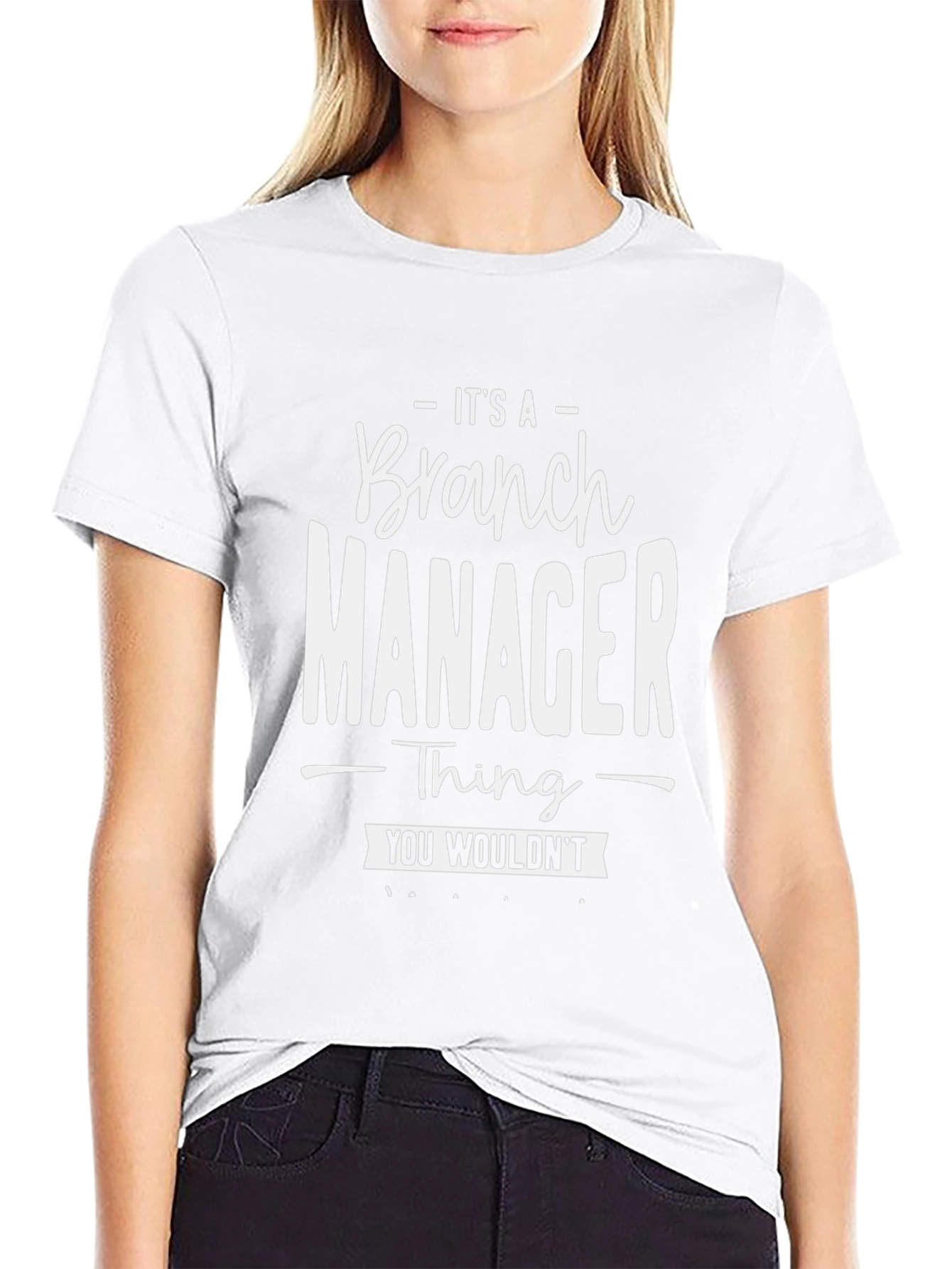 Branch Manager Thing Black Graphic Tee