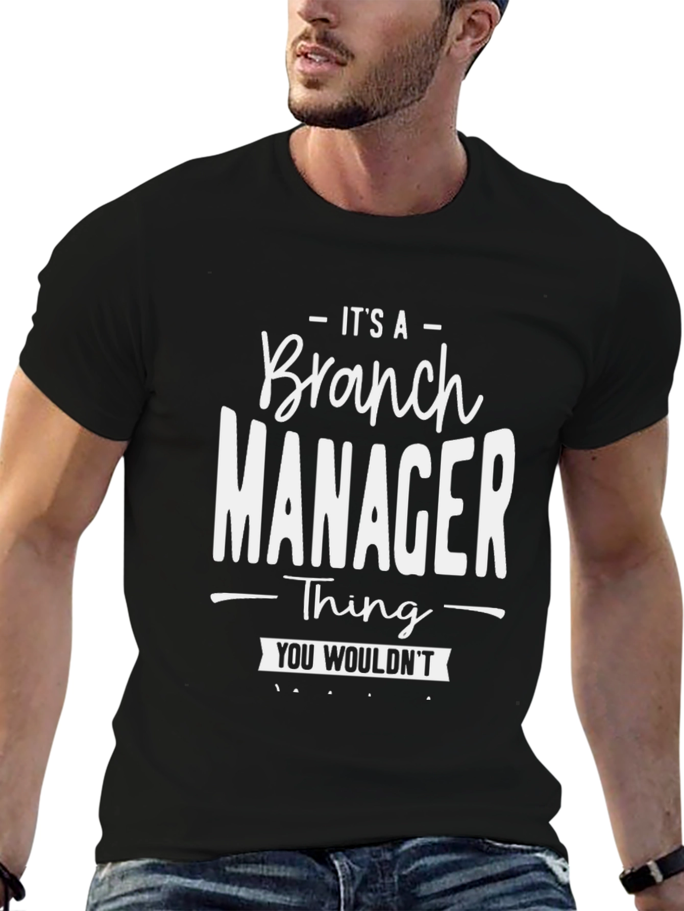 Branch Manager Thing Black Graphic Tee