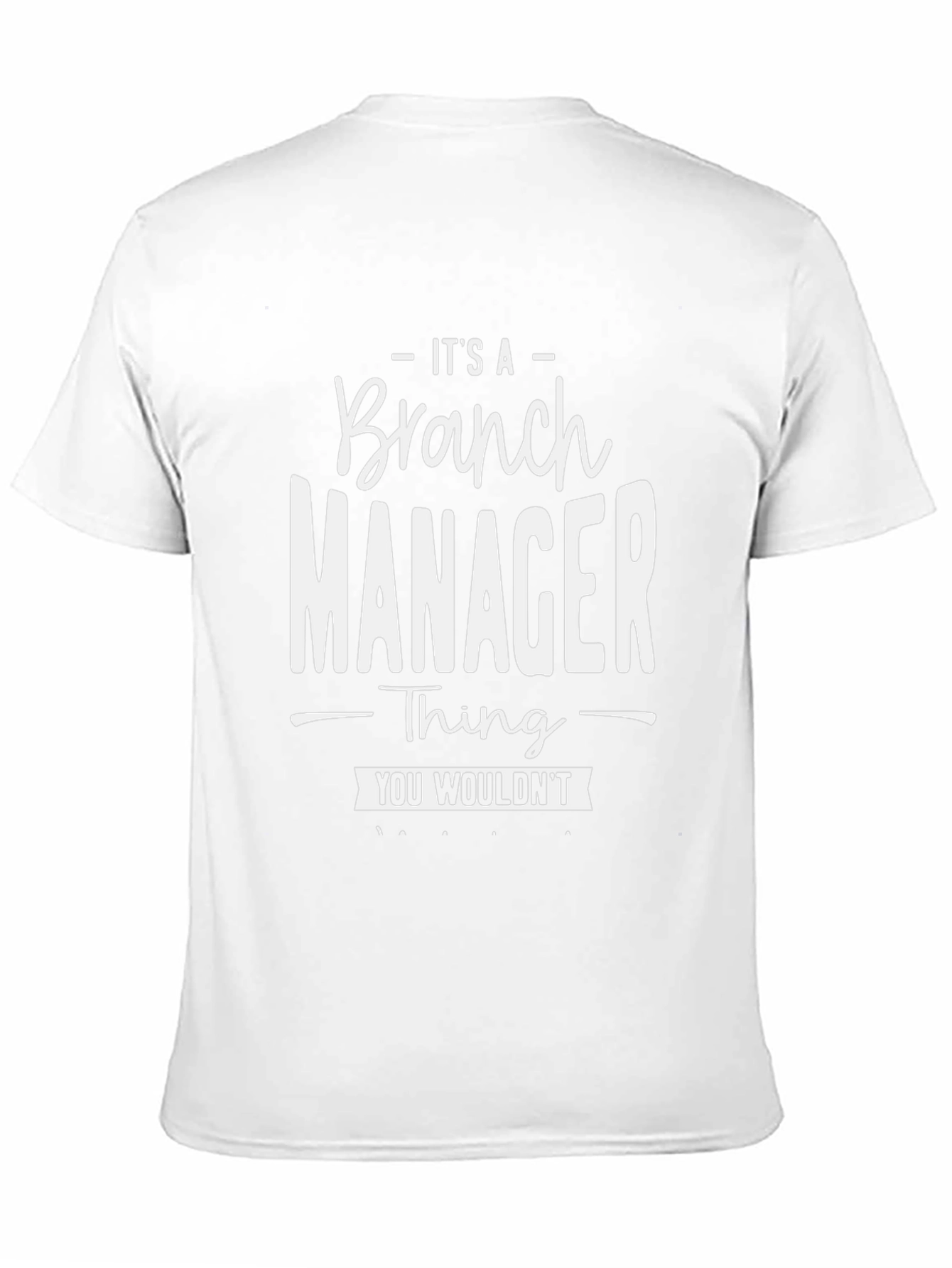 Branch Manager Thing Black Graphic Tee