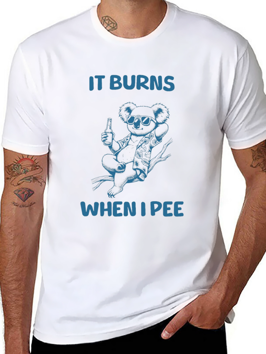Humorous Koala Graphic Tee