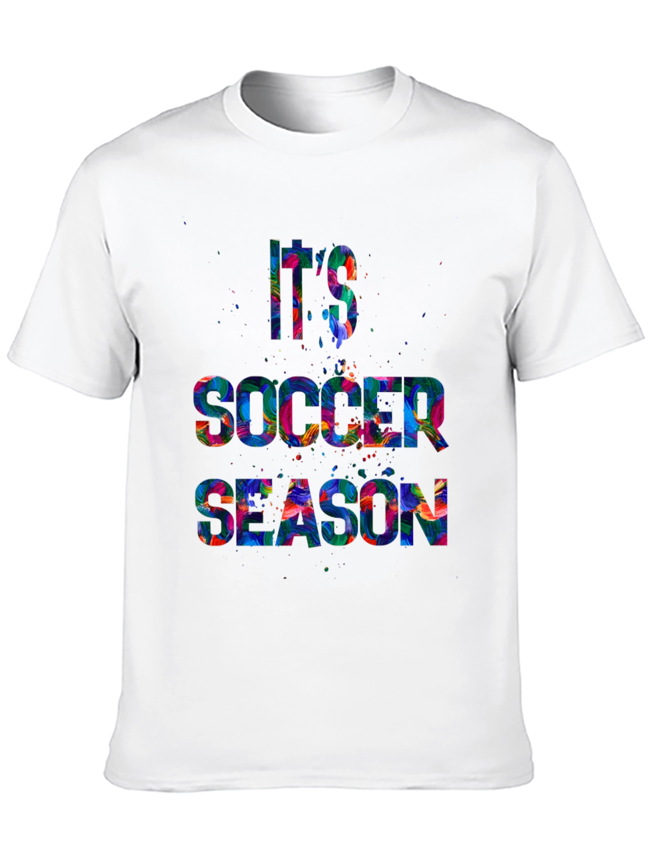 Its Soccer Season Graphic Tee - Vibrant Design