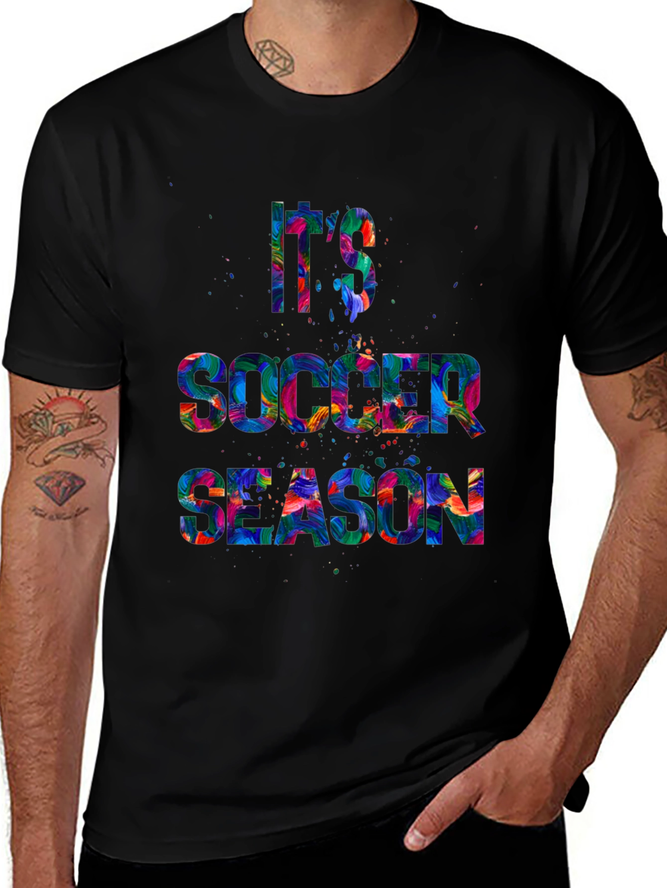 Its Soccer Season Graphic Tee - Vibrant Design