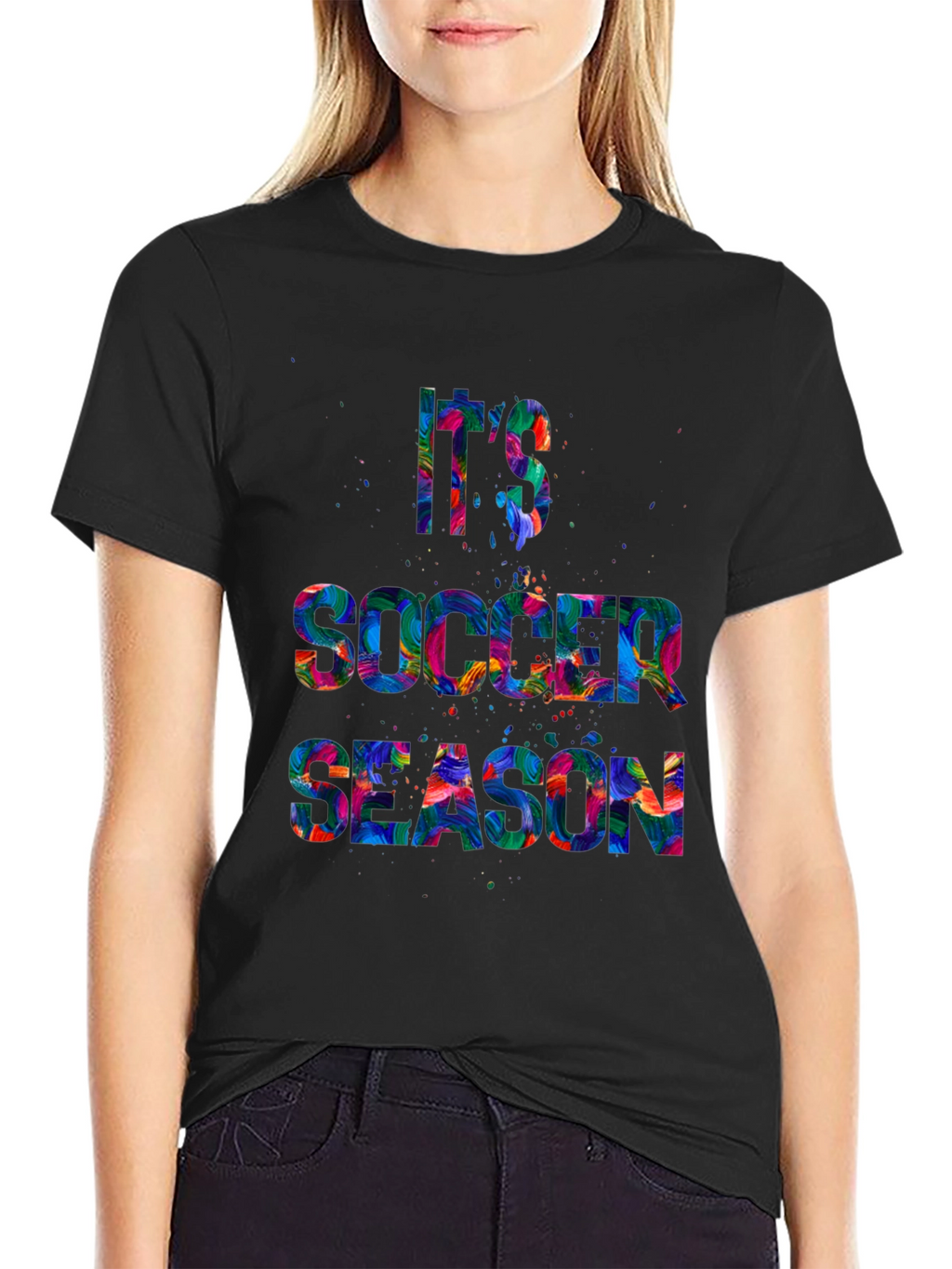 Its Soccer Season Graphic Tee - Vibrant Design