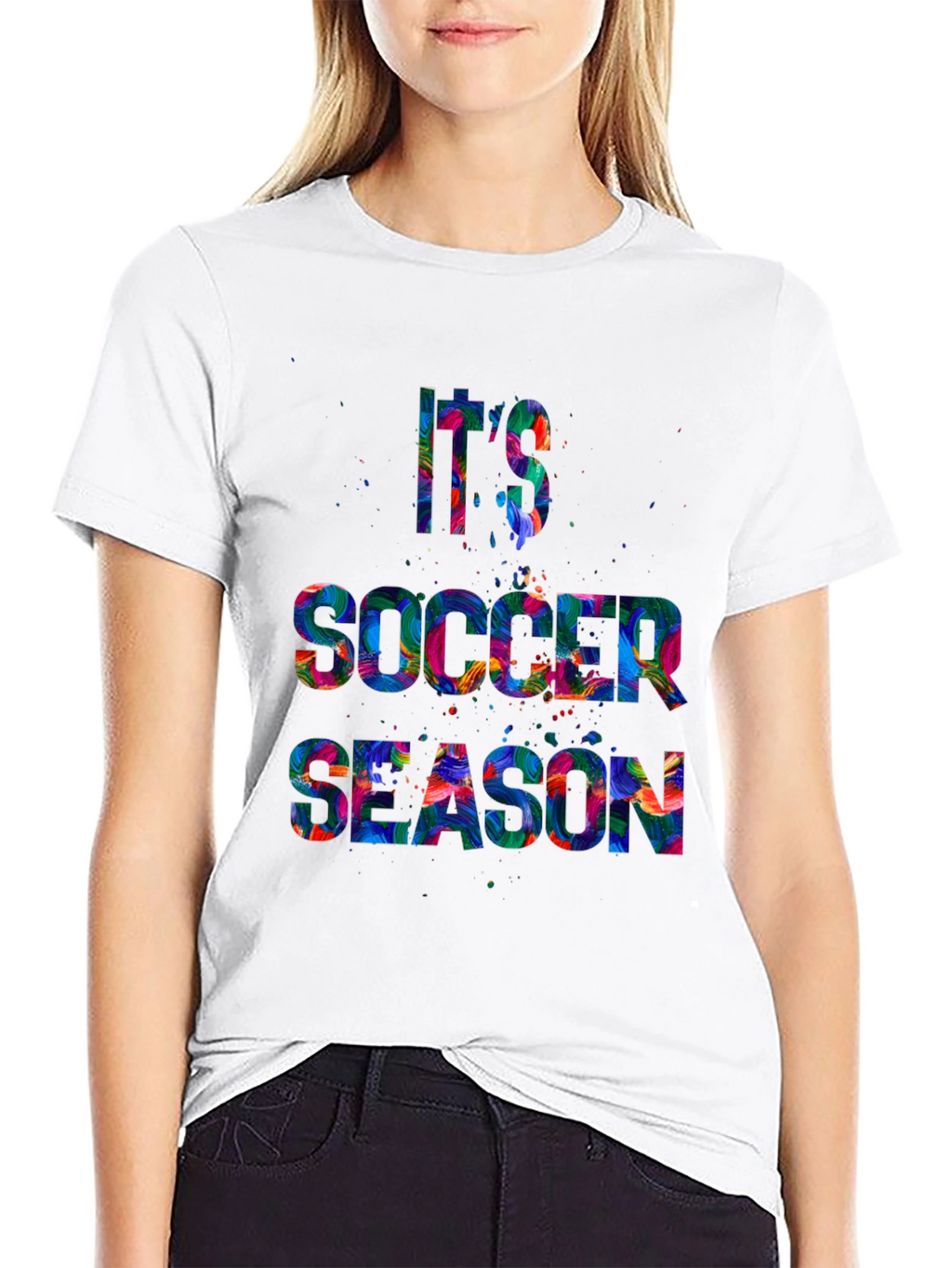 Its Soccer Season Graphic Tee - Vibrant Design