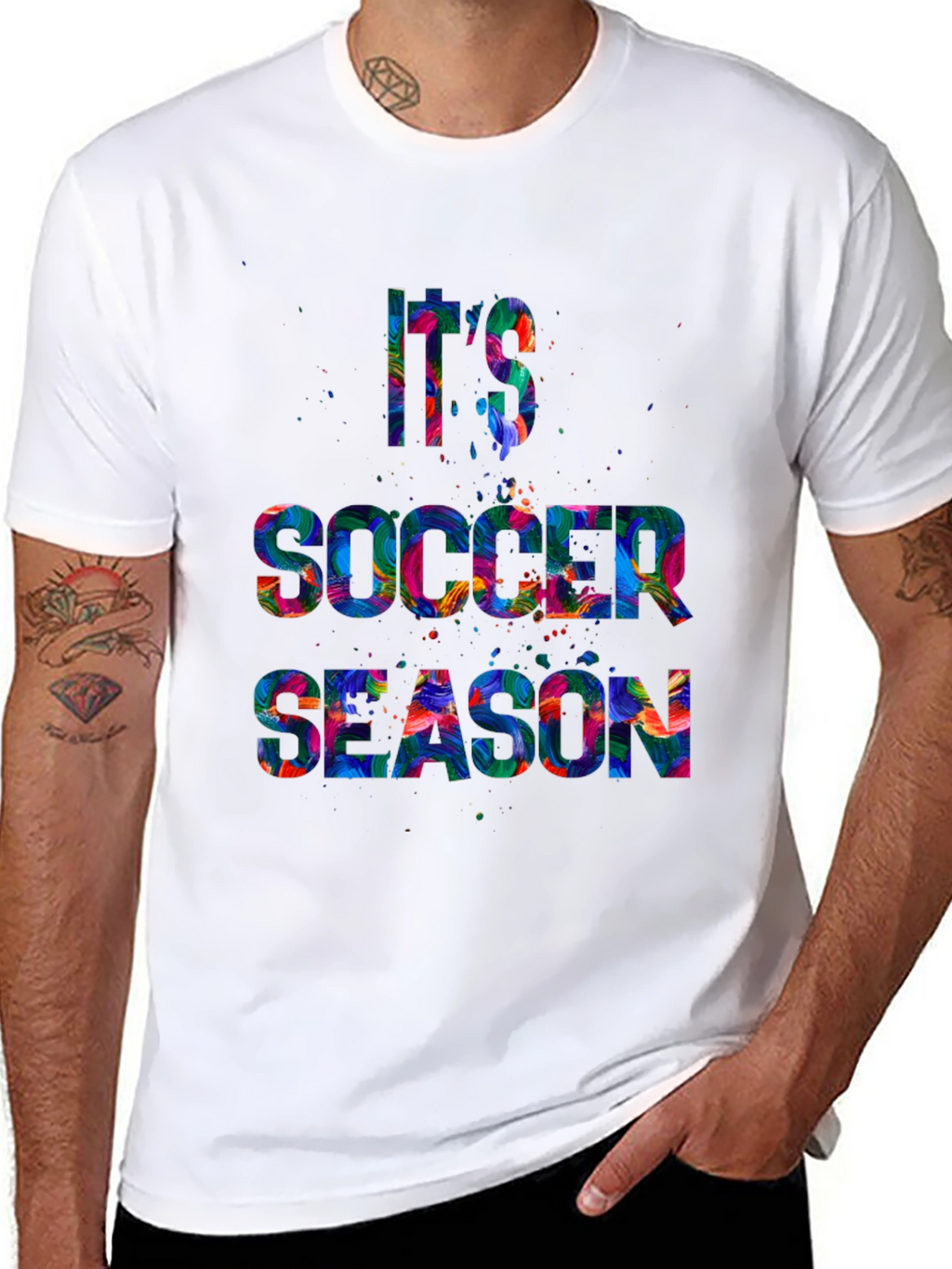 Its Soccer Season Graphic Tee - Vibrant Design