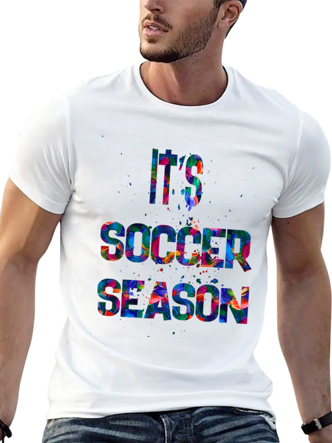 Its Soccer Season Graphic Tee - Vibrant Design