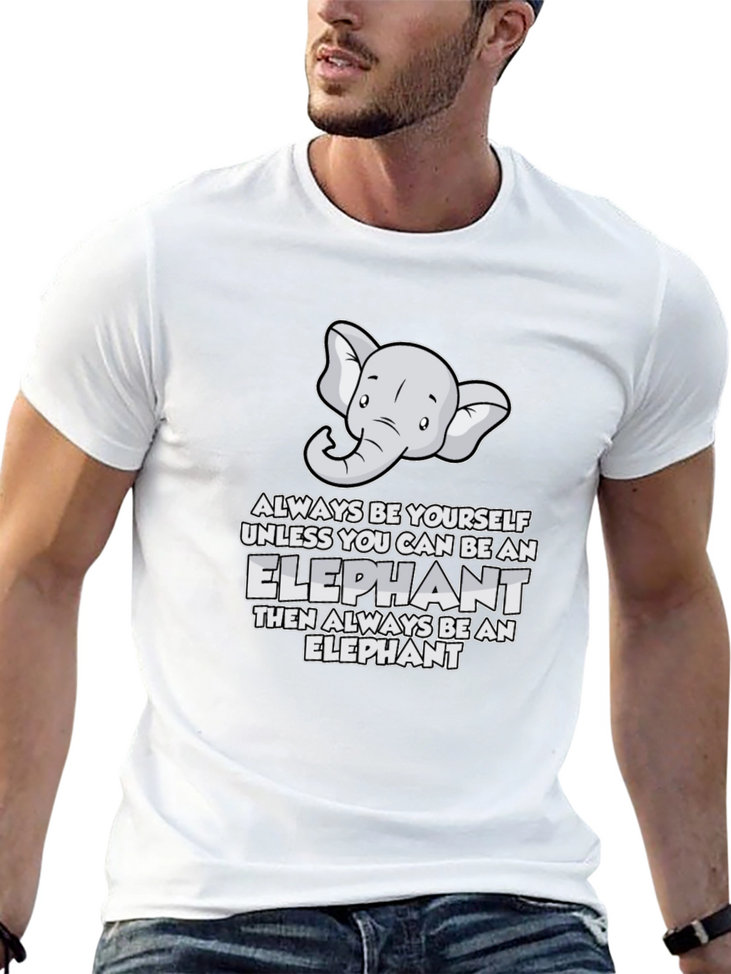 Be An Elephant Graphic Tee