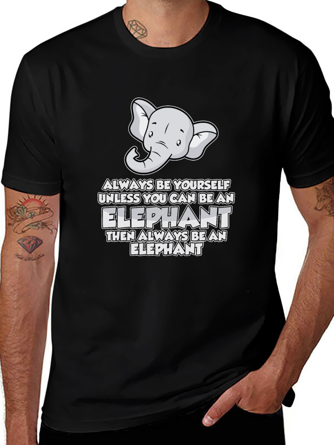 Be An Elephant Graphic Tee