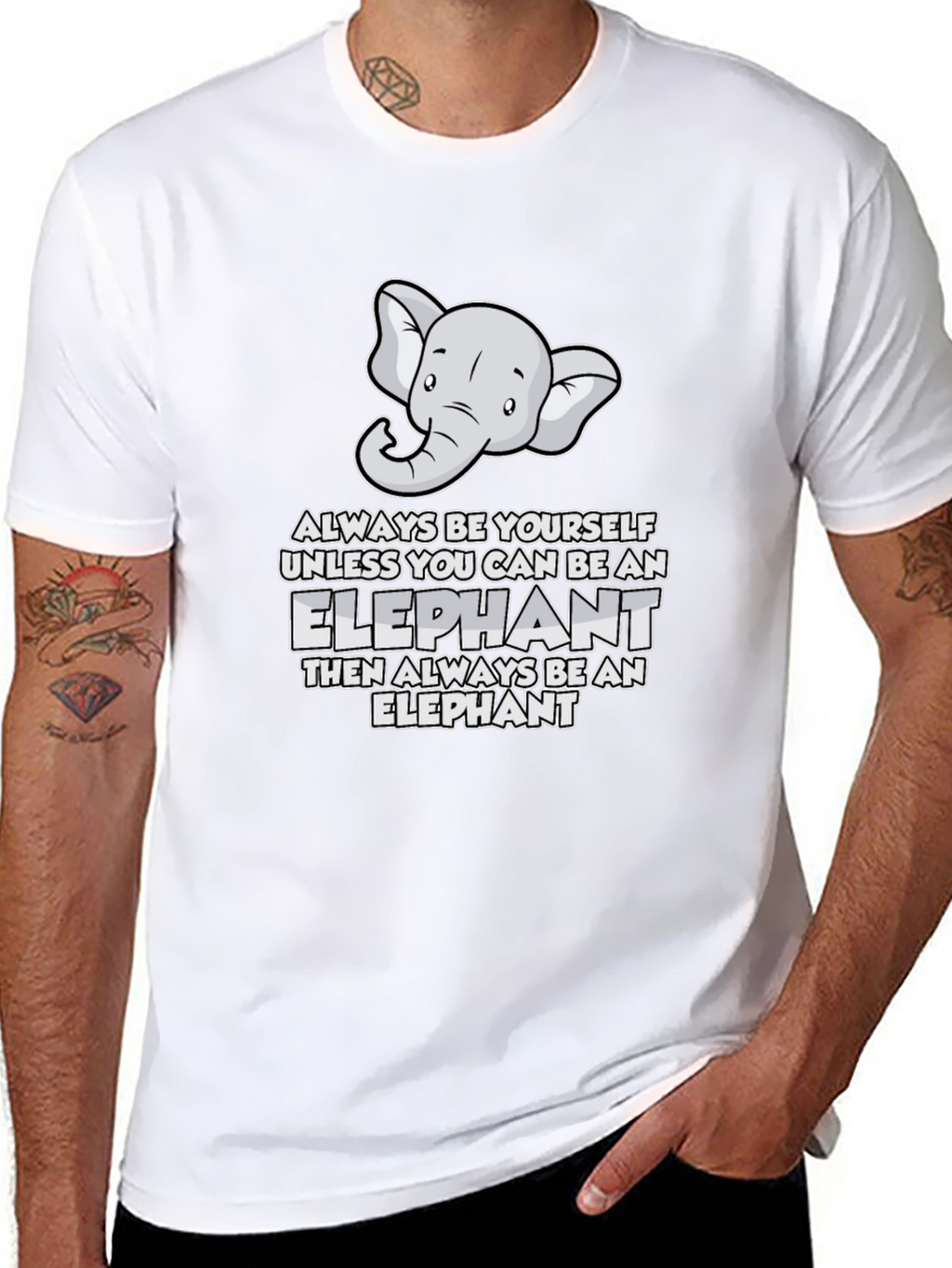 Be An Elephant Graphic Tee