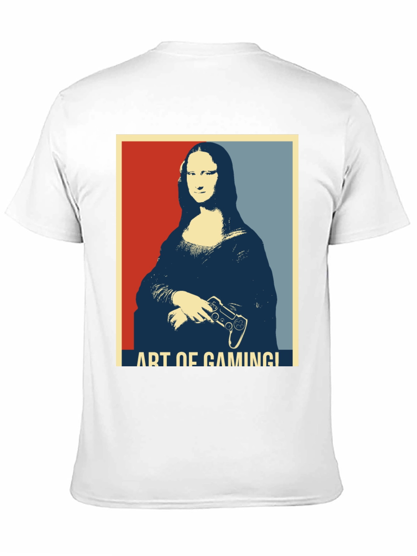 Art of Gaming Mona Lisa T-Shirt - Gamer Style