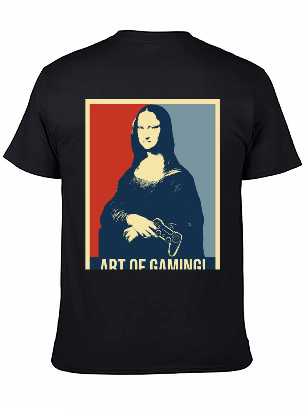 Art of Gaming Mona Lisa T-Shirt - Gamer Style