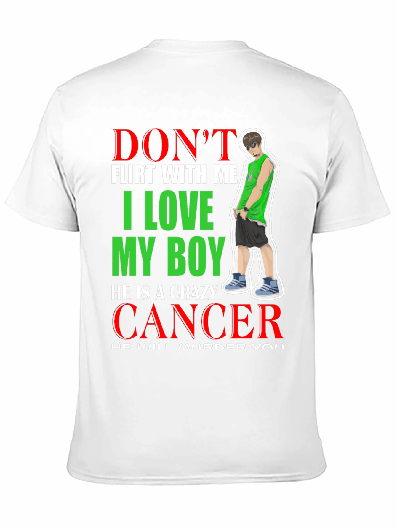 Crazy Cancer Boy T-Shirt