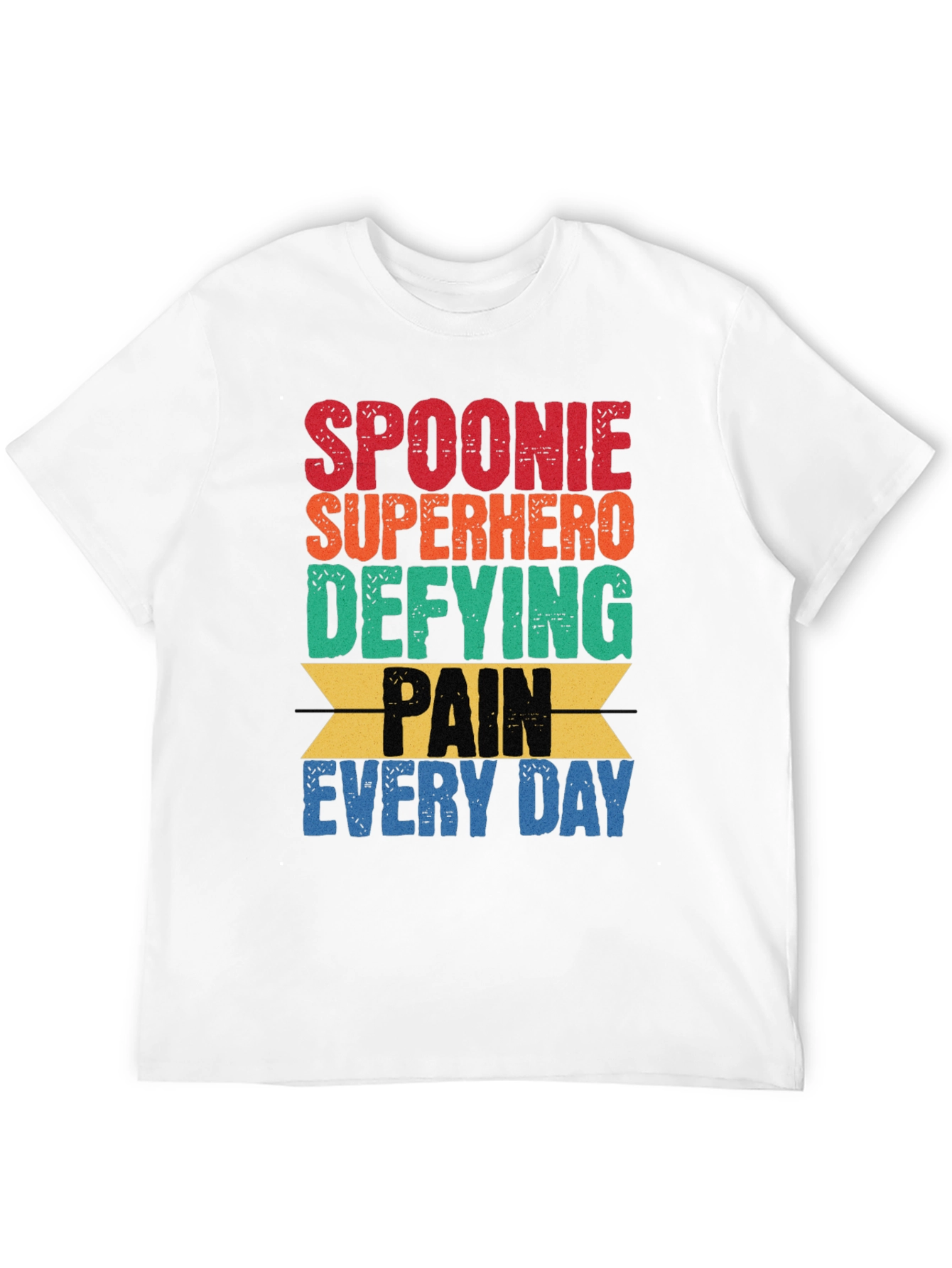Spoonie Superhero Graphic T-Shirt - Chronic Pain Awareness Tee