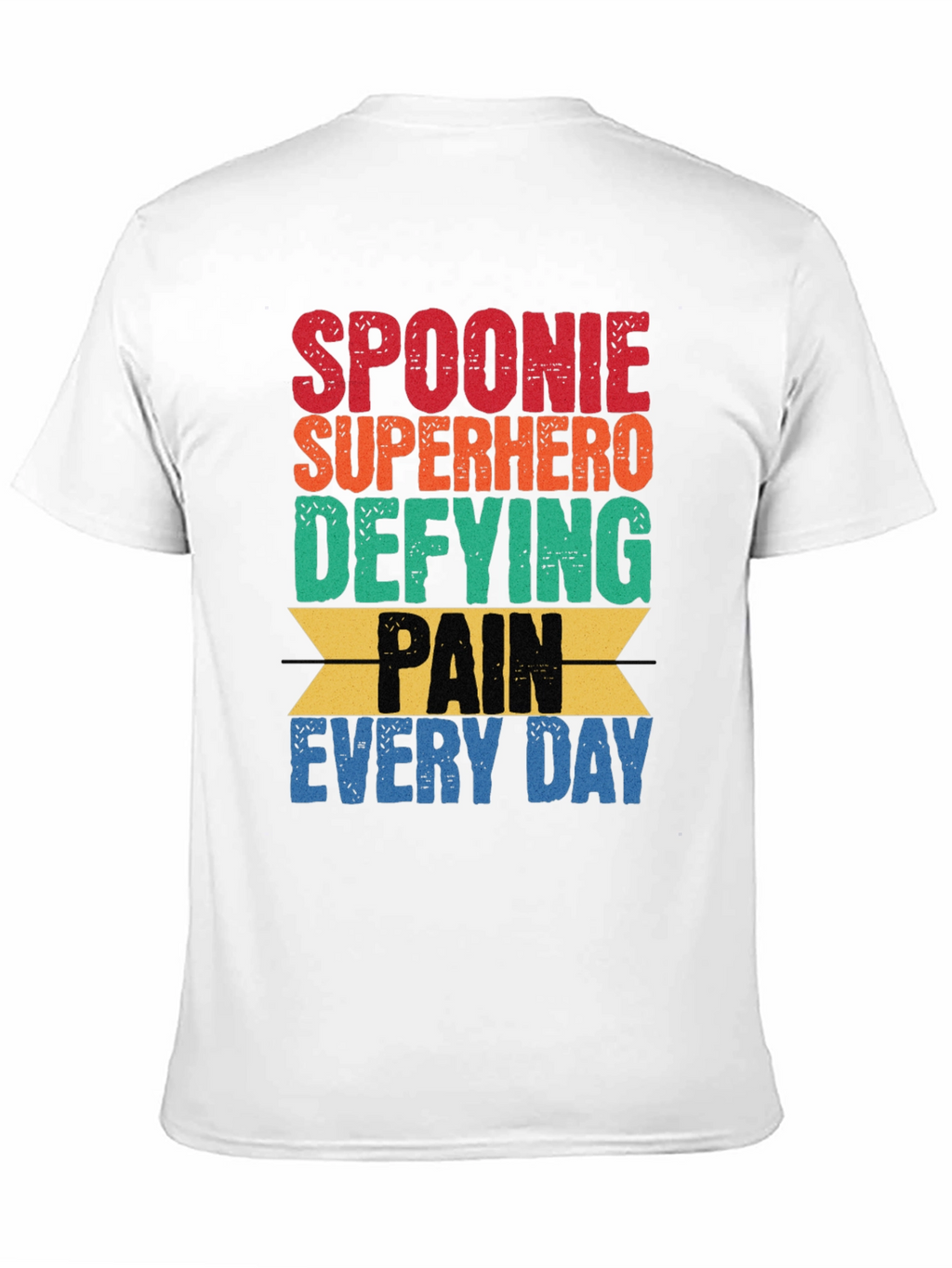 Spoonie Superhero Graphic T-Shirt - Chronic Pain Awareness Tee