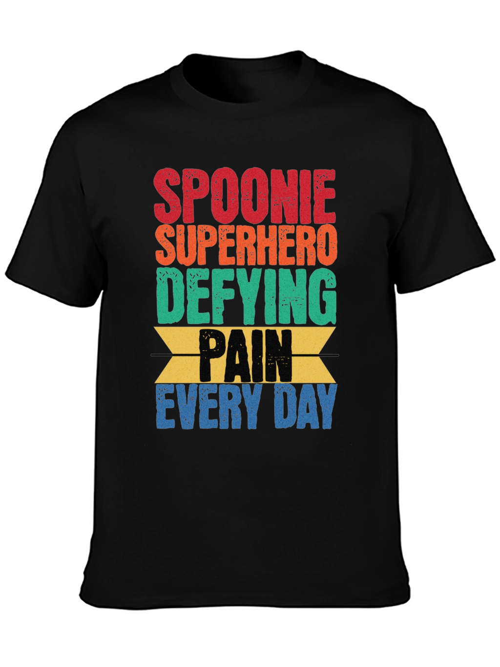 Spoonie Superhero Graphic T-Shirt - Chronic Pain Awareness Tee