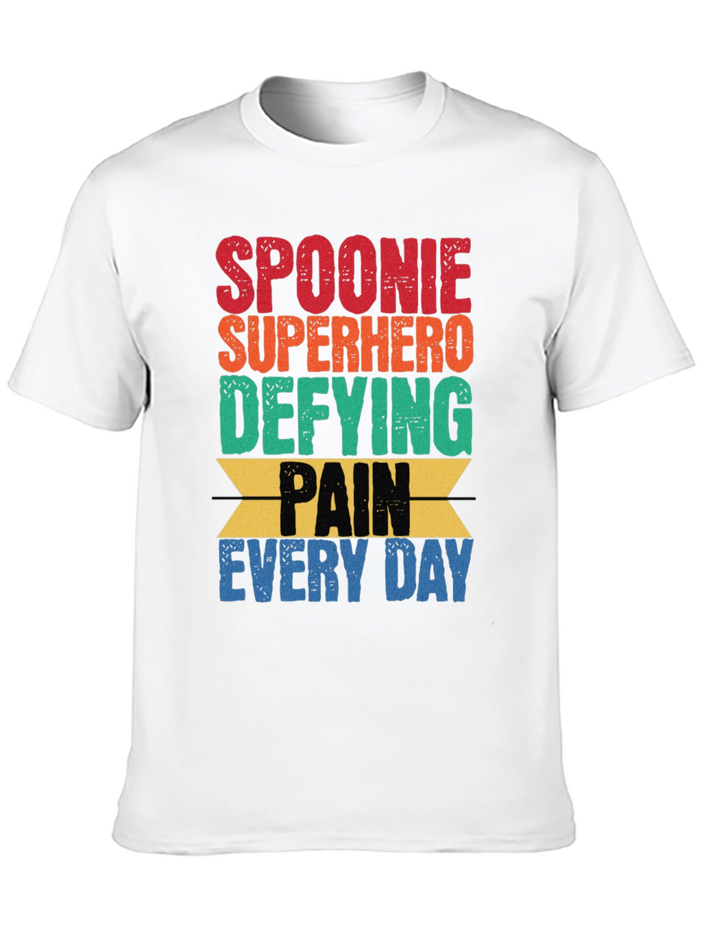 Spoonie Superhero Graphic T-Shirt - Chronic Pain Awareness Tee