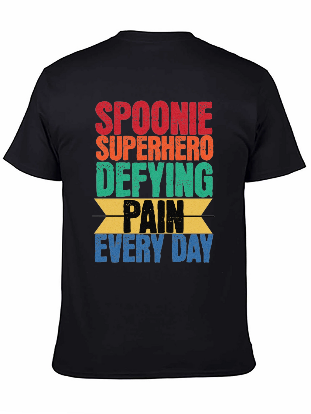 Spoonie Superhero Graphic T-Shirt - Chronic Pain Awareness Tee