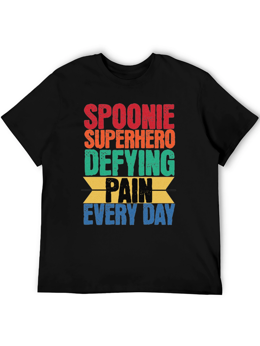 Spoonie Superhero Graphic T-Shirt - Chronic Pain Awareness Tee