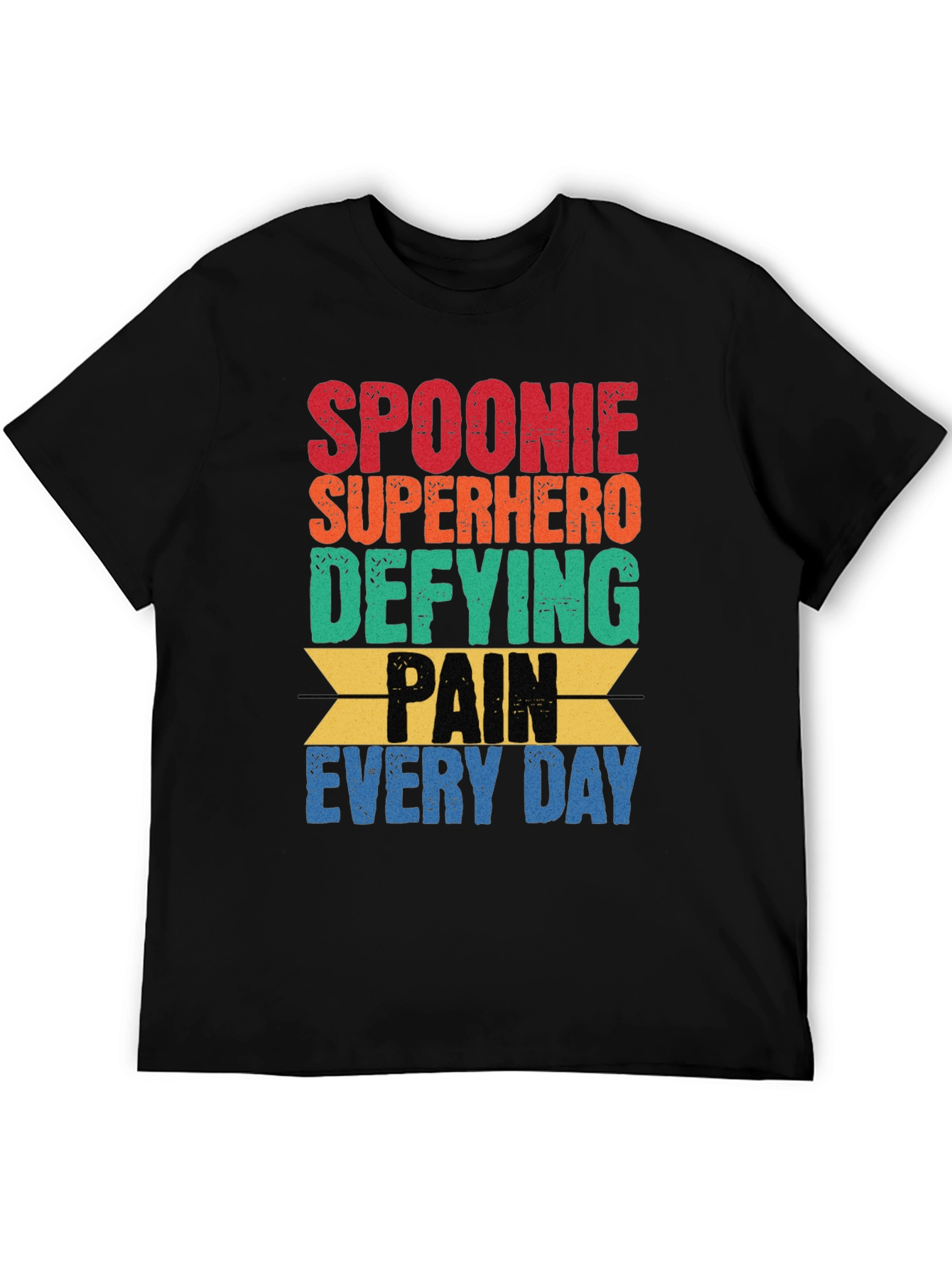 Spoonie Superhero Graphic T-Shirt - Chronic Pain Awareness Tee