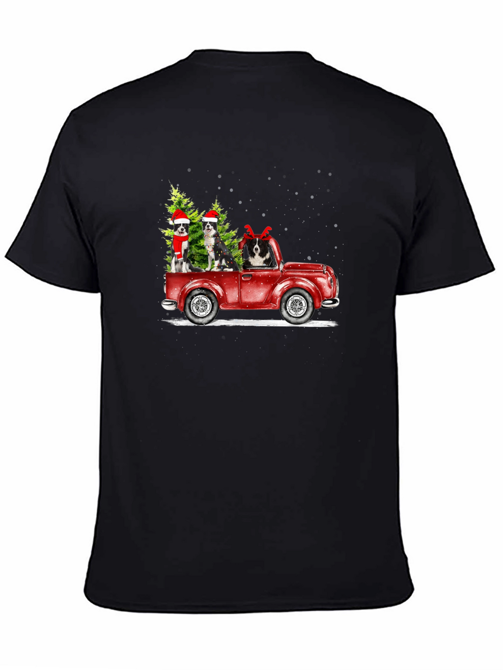 Holiday Dogs in Truck T-Shirt
