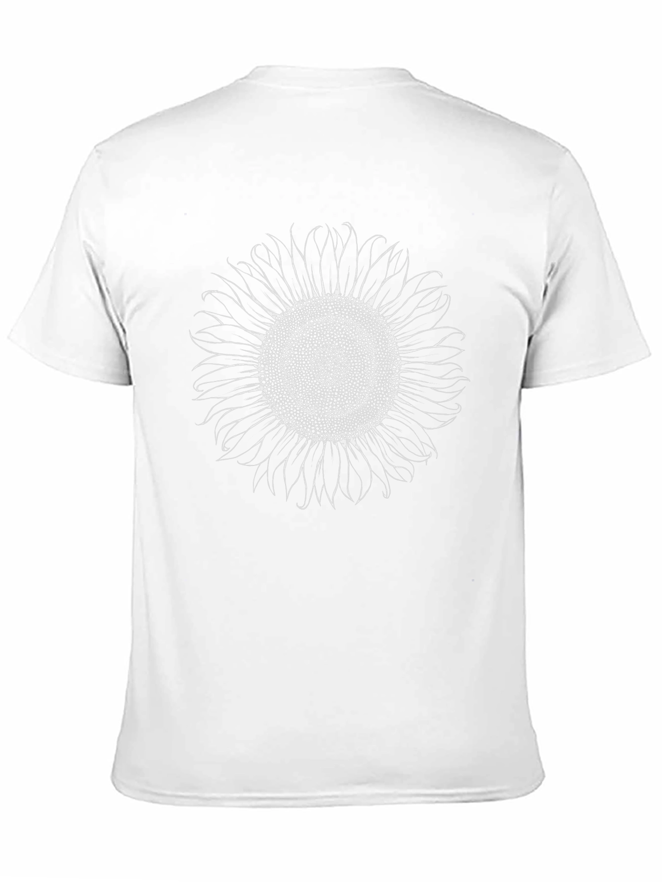 Sunflower Graphic Tee - Black Cotton T-Shirt