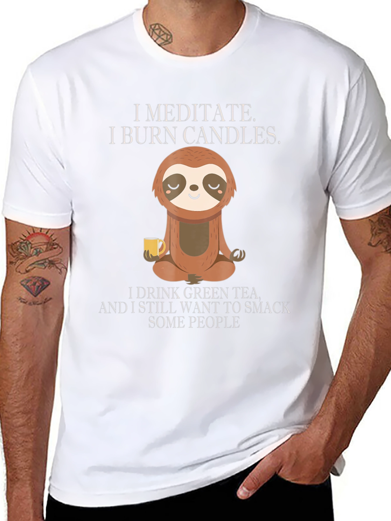 Meditating Sloth T-Shirt
