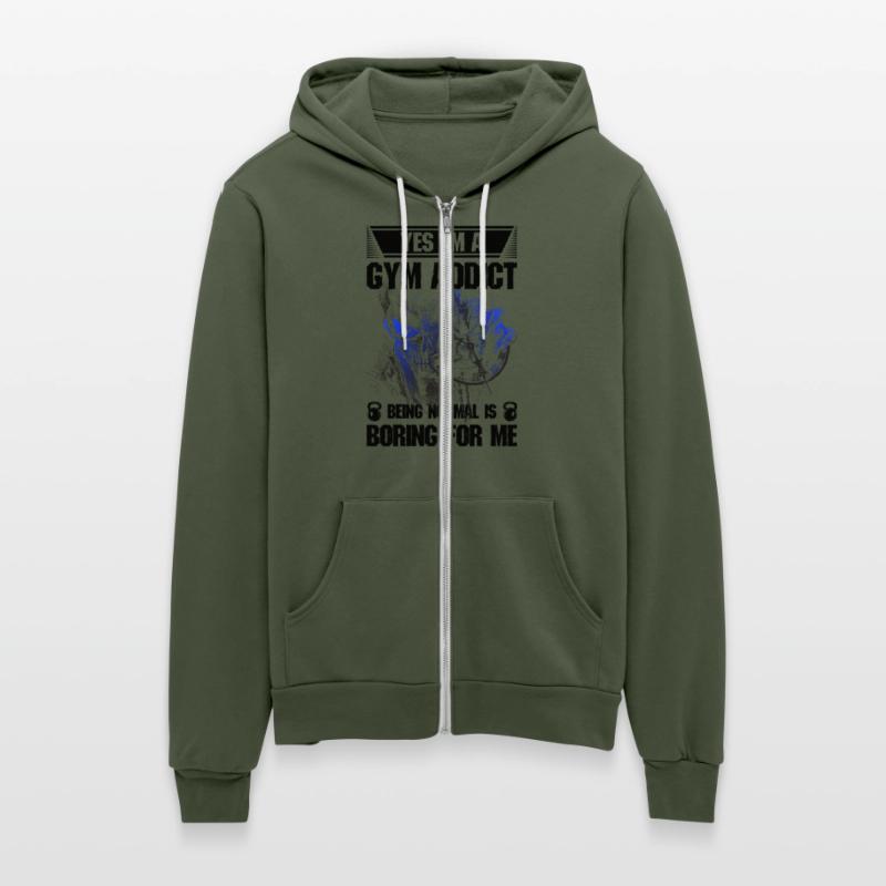 yes i'm a gym addict being normal is boring for me