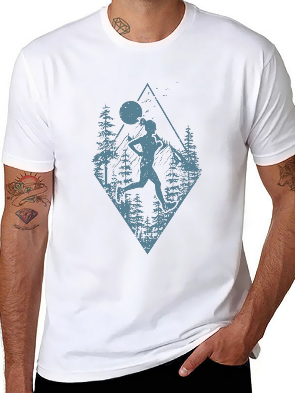 Trail Running T-Shirt - Outdoor Adventure Tee